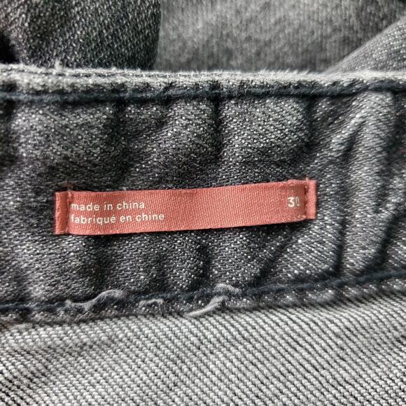 Anthropologie Pilcro Womens Crystal Beaded High-Rise Slim Straight Jeans Size 30 - Picture 5 of 9